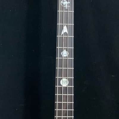 Electric Bass Guitar Star Trek Trekkie Motif Handmade by Bluebeberry with SEymour Duncan Double P Pickups image 12