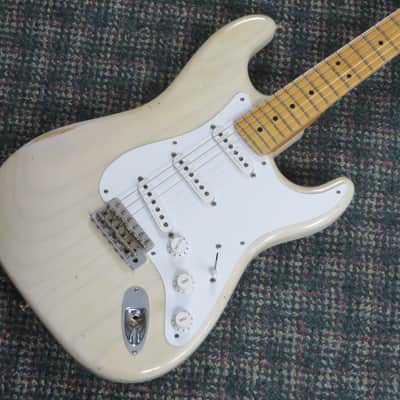 2017 Fender Custom Shop Eric Clapton Journeyman Relic Stratocaster Aged White Blonde! w/OHSC&COA image 2