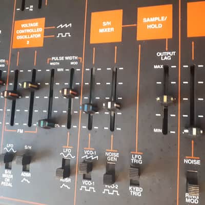 Korg ARP Odyssey Rev3 37-Slim Key Duophonic Analog Synthesizer 2015 - Present - Black/Orange image 3
