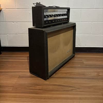 Silvertone Model 1484 Twin Twelve 60-Watt 2x12 Piggyback 1964 - Gray image 3