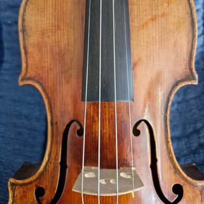 Carlo Anselmo northern Italy Handmade stradavarious copy antique - brown varnish 4/4 image 4