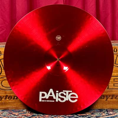 20" Paiste Red Color Sound 900 Heavy Crash Cymbal 2152g *Video Demo* image 4