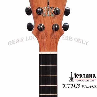KoAloha KTM-10 Pikake all solid hawaiian low g string handmade ukulele tenor ukulele image 10