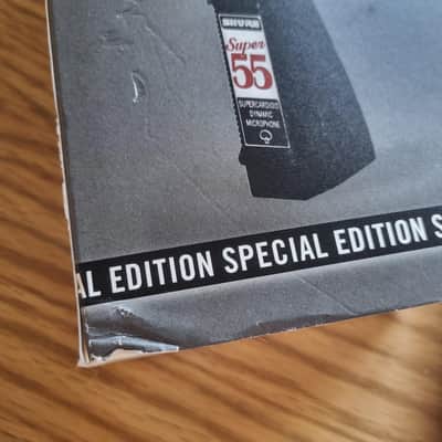 Shure Limited Edition Super 55-BCR Supercardioid Dynamic Microphone 2010 - Black w/ Red Foam image 11