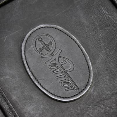 Levy's Standard Leather Bass Gigbag - Black **Warrior Patch** image 15