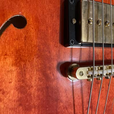 Josh Williams Guitars Hollowbird 2024 - Watermelon image 4