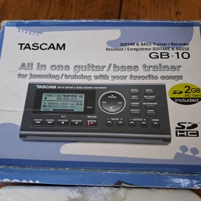 TASCAM GB-10 Guitar/Bass Trainer with Recorder 2010 - Present - Black image 3