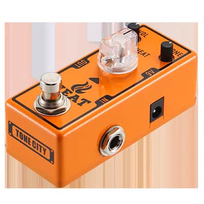 Tone City Lil Heat Overdrive Pedal Greg Koch Design With Boost Circuit & More Gain image 2