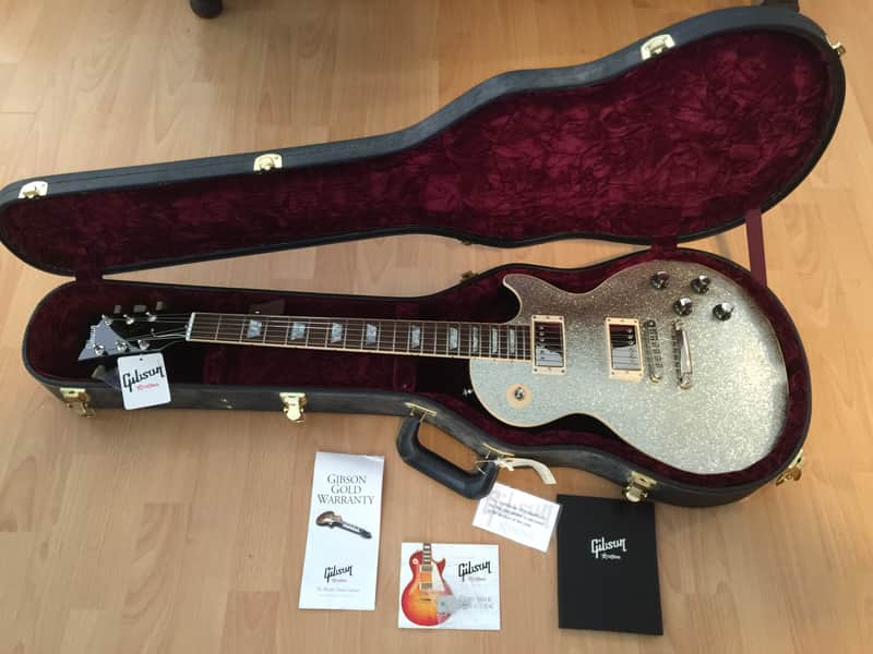 Gibson Custom Shop Les Paul Standard 2008 Silver Sparkle image 1