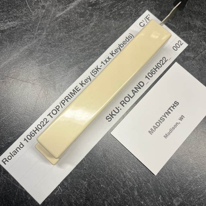 ORIGINAL Roland Replacement TOP C/F Key (106H022) for Jupiter-4, System-100/700, SH-1/2/3/3A/5/7, RS-505, VP-330, Promars, etc image 1