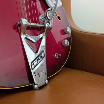 Gretsch Chet Atkins Tennessean 1973 - Deep Cherry Finish w/ OHSC & Full Ypsi Guitars Bench Setup image 3