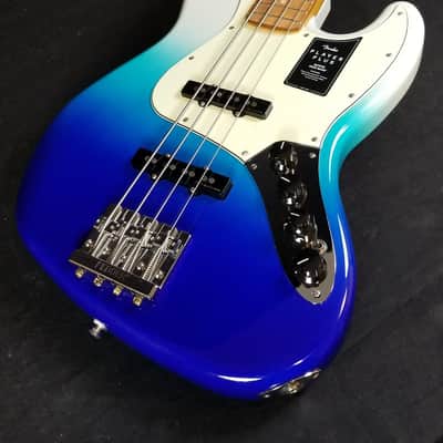 Immagine Fender Player Plus Active Jazz Bass, Belair Blue, With Gig Bag - 5