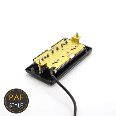 New Blues™ PAF Style Vintage Spec Humbucker Pickup Black with Mounting Ring image 5
