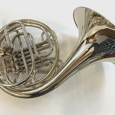 Mint Open Box Conn 8D Double French Horn in Solid Nickel-Silver; with Case and Mouthpiece image 7