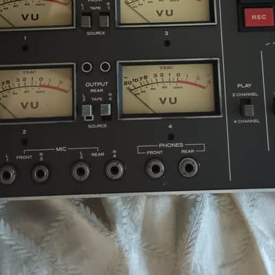 TEAC A-3340S 1/4" 4-Track Reel to Reel Tape Recorder 1970s - Silver image 8