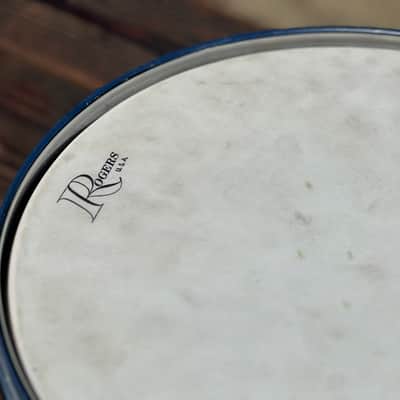 Rogers PowerTone 5x14" 8-Lug Wood Snare Drum 1963 - 1973 - Silver Sparkle Pearl image 8