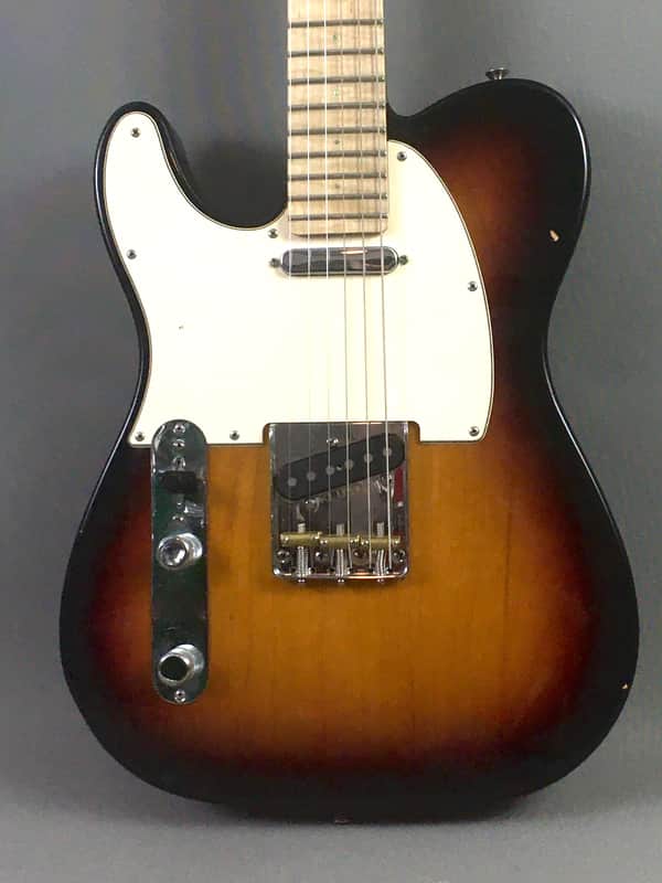 LEFTY! USACG Roasted Flame Maple Boutique Custom Fender Telecaster Guitar Classic Sunburst Alder NOS Relic 7.6 lb HSC image 1