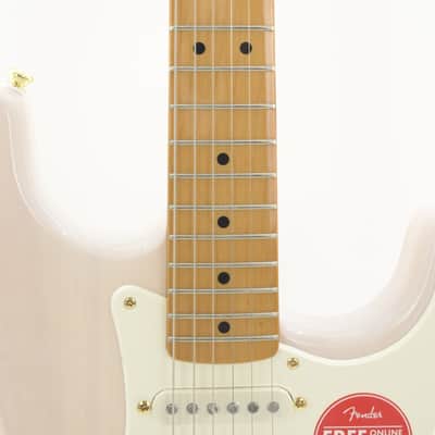 Squier Classic Vibe '50s Stratocaster 2024 White Blonde with Gold Hardware 3526gr image 3