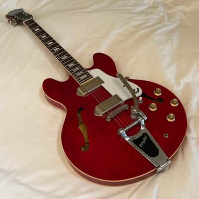 Immagine 2014 Epiphone Casino with Bigsby Vibrato - Cherry - Free Pro Setup - 14
