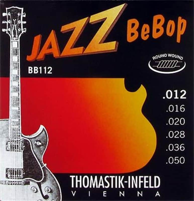Thomastik-Infeld BB112 Jazz Bebop Round Wound Set, 12-50 image 1
