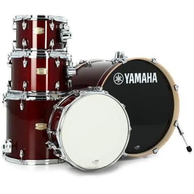 Yamaha Stage Custom Birch, 5 Piece Shell Kit with 20" Bass Drum Cranberry Red image 5