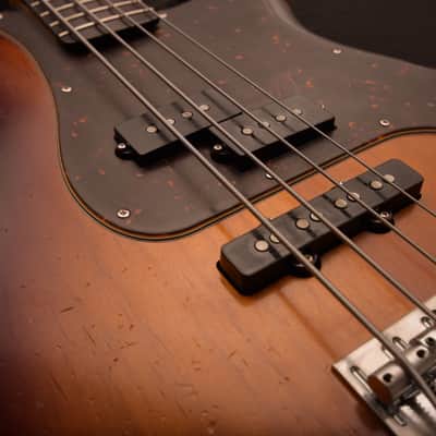 ESP Vintage Four Precision/Jazz Bass guitar! NOT LTD! Sunburst! Custom Shop Fender Killer! image 12