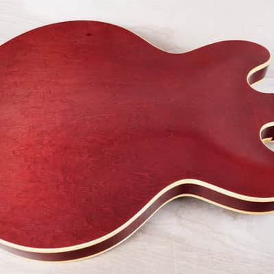 Epiphone Riviera (Japanese Domestic) Vintage 1970s Cherry Vintage Semi-Hollow w/ Hard Case image 11