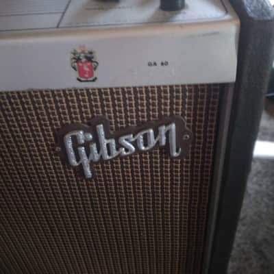 Gibson Hercules Bass Amp Early  60s - brown image 7