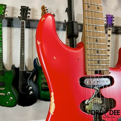 EVH Frankenstein Relic Series Electric Guitar w/ Bag - Red image 5