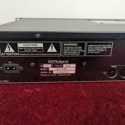 Roland Super JD-990 Sound Module Synth with SR-JV80-04 Vintage Synth Expansion 1993 - 1996 - Black RackMount Synthesizer Rack Mount Unit image 14