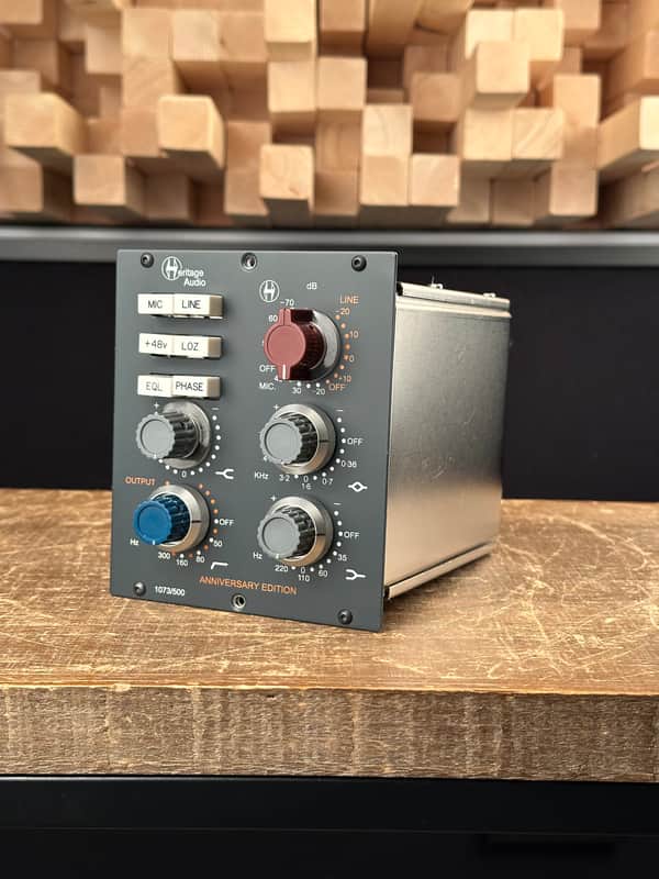 Heritage Audio 1073/500 Anniversary Edition Mic Pre / EQ 500 Series Neve 1073 Hand-wired preamp image 1