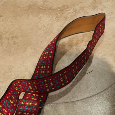 Ace Wood Stock Woven Guitar Strap 1960's image 2