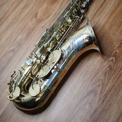 King Super 20 Silversonic Gold Inlay Tenor Saxophone image 6