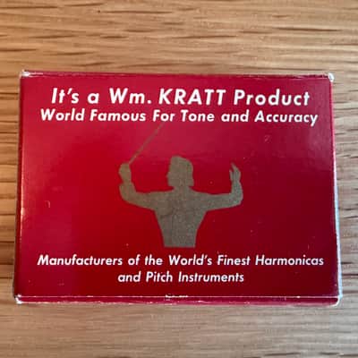 1950s Wm. Kratt SN-10 New Super Pitch Pipe – Spanish Guitar – Original Box image 2