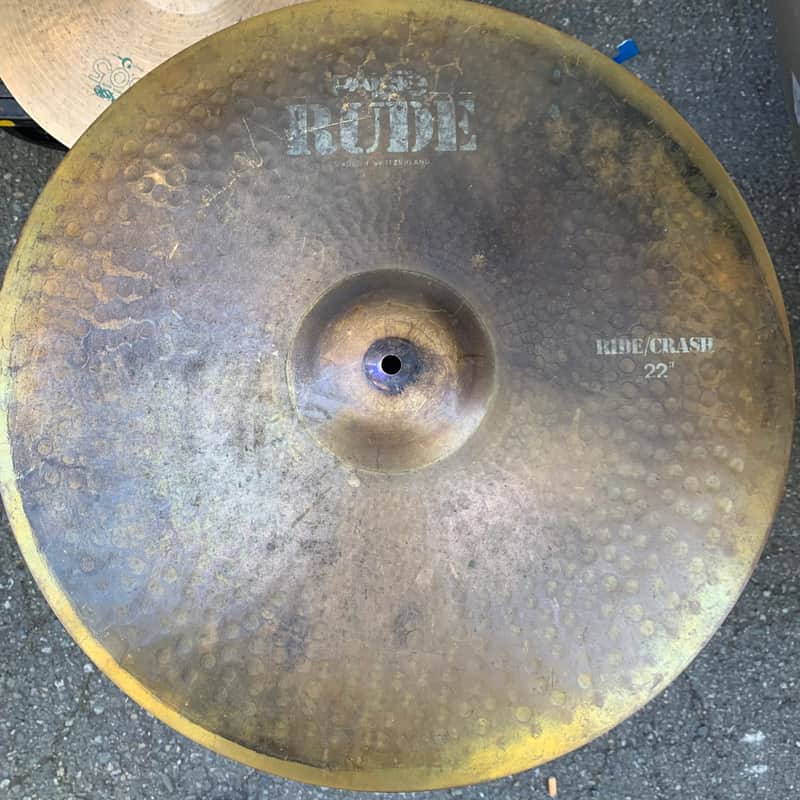 Paiste 22" RUDE Ride/Crash Cymbal 1999 - Present - Raw image 1