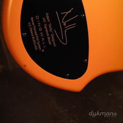 Dingwall NG3 "Nolly" Signature, 5-String, Matte Lambo Orange image 9