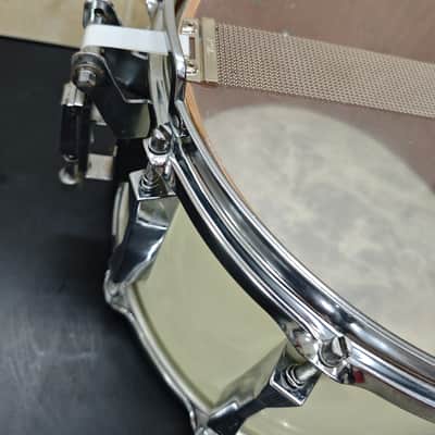 ⚡ Vintage Sonor Phonic Plus D518X 14"X8" Beech Snare Drum- White⚡ imagen 17