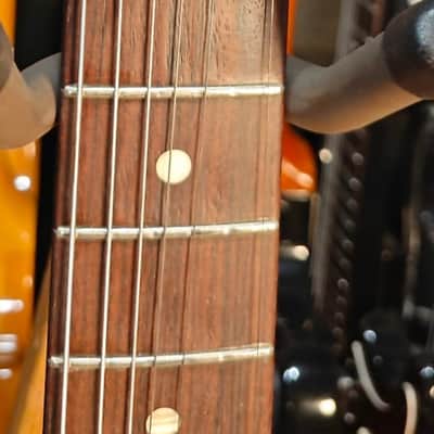Fender The Strat with Rosewood Fretboard 1980 Candy Apple Red Matching headstock Stripped body image 13