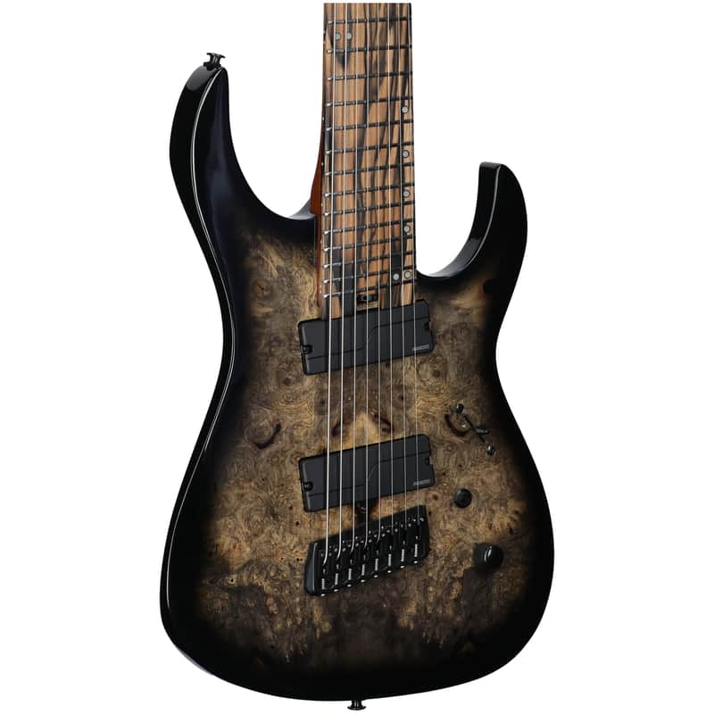 Legator Ninja N8FOD Multi-Scale 8-String Electric Guitar, Jupiter Burst, with Gig Bag image 1