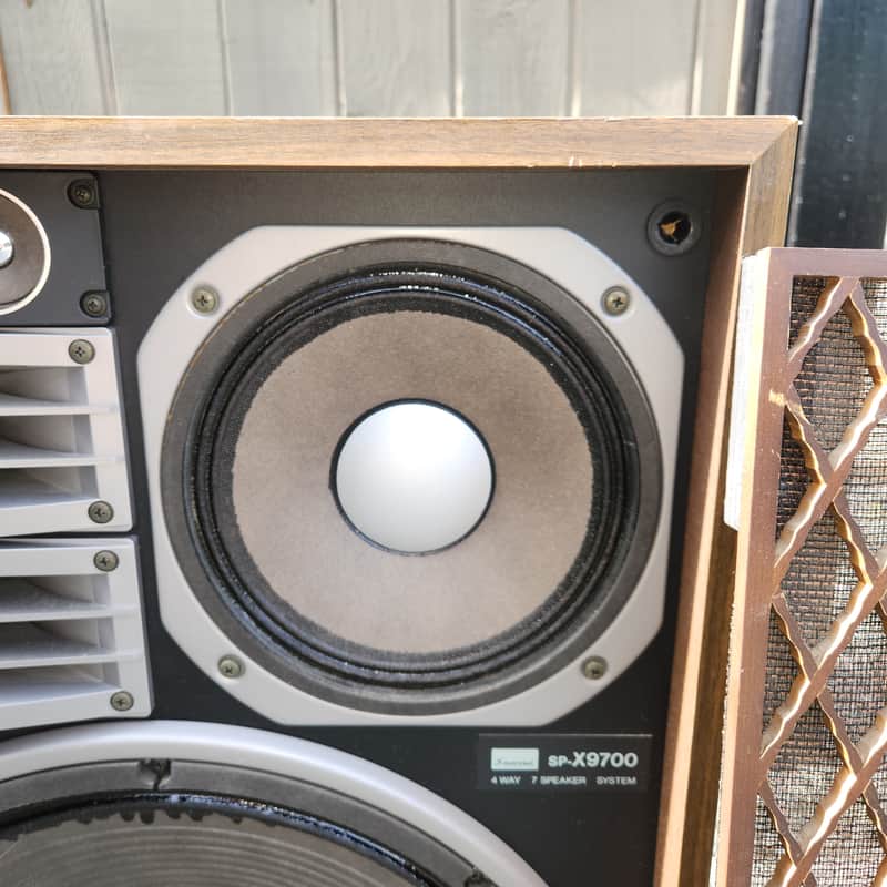 Sansui Sp-X9700 speakers 70's - Oak | Reverb