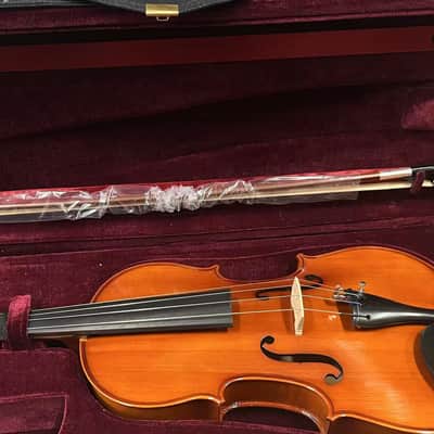 SanMarco DVA-300 16" Viola, maple flamed back, full ebony parts, E strings tuners, ebony bow and oblong case. image 5