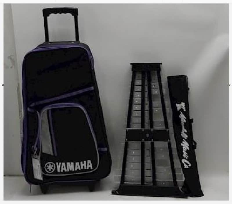 Yamaha SBK-350 Xylophone Bell Kit with Rolling Cart, Very Good 86792350233 image 1
