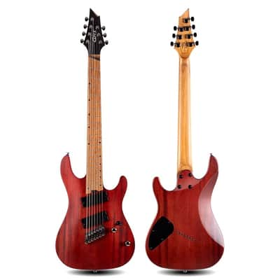 Cort KX307MS 7-String Multi-Scale (25.5†– 27â€) - Open Pore Mahogany image 18