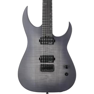 Schecter KM-6 MK-III Keith Merrow Legacy Electric Guitar, Tri-Black Burst image 5