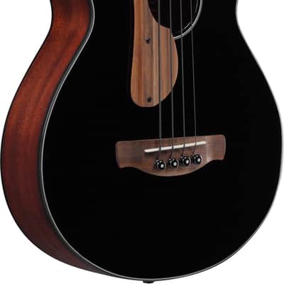 Ibanez AEGB24E-BKH AEGB Acoustic Bass 4-String - Black High Gloss image 5
