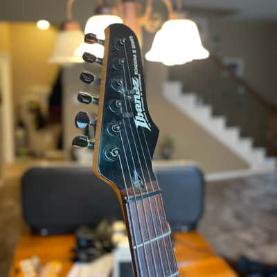 Ibanez Roadstar II RG200 1986 - ORIGINAL CASE! Black Cosmetic issues; perfect function AMAZING ACTION image 8