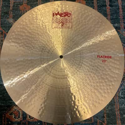 Paiste 20” 2002 Flat Ride Cymbal image 1