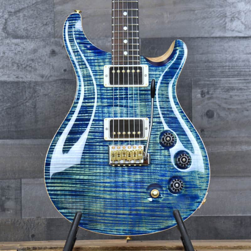 Mint Paul Reed Smith Wood Library DGT - River Blue with Hard Shell Case image 1
