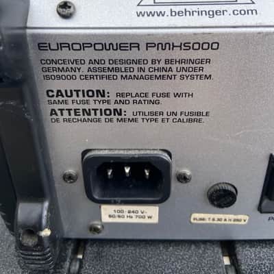 Behringer EUROPOWER PMH5000 Powered Mixer – 20-Channel PA Mixer – 2×400W image 5