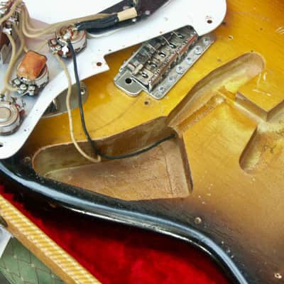 1958 Fender Stratocaster 2-Tone Sunburst - All Original w/OSHC image 17